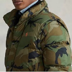 Ralph Lauren Camo Boulder Puffer Jacket & Vest NWOT Medium